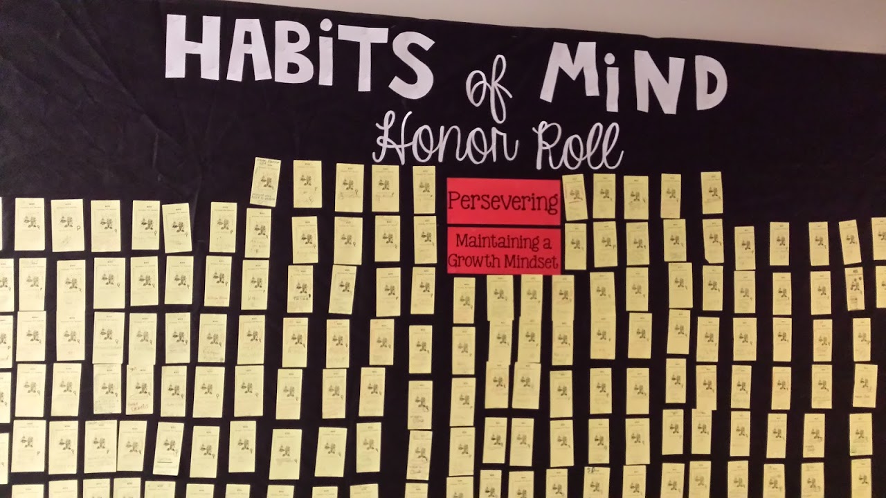 Habits Of Mind Honor Roll